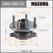 Ступица колеса Masuma, передняя, для Chevrolet Captiva, арт. MW-U5015