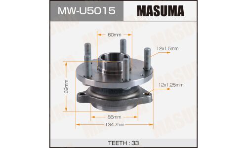 Ступица колеса Masuma, передняя, для Chevrolet Captiva, арт. MW-U5015