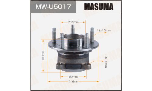 Ступица колеса Masuma, передняя, для Chevrolet Cruze, арт. MW-U5017