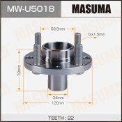 Ступица колеса Masuma, передняя, для Chevrolet Aveo, арт. MW-U5018