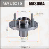 Ступица колеса Masuma, передняя, для Chevrolet Lacetti, арт. MW-U5019
