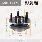 Ступица колеса Masuma, передняя, для Chevrolet Cruze, Opel Astra-K, арт. MW-U5021