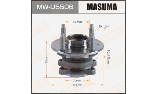 Ступица колеса Masuma, задняя, для Chevrolet Aveo, арт. MW-U5506