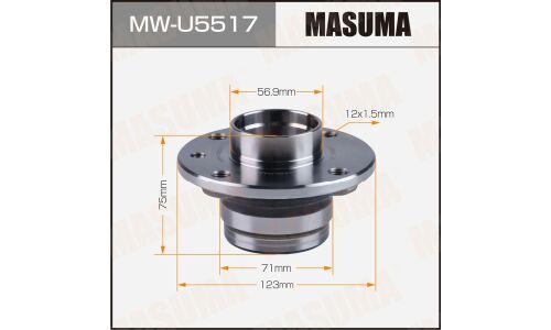 Ступица колеса Masuma, задняя, для Opel Corsa C, арт. MW-U5517