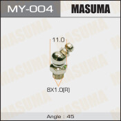 Тавотница Masuma, M8x1(R), угол 45°, арт. MY-004