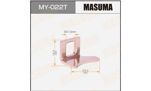 Контакты тяг реле на стартер MASUMA [уп.2] 15х24mm Nissan Левые