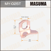 Контакты тяг реле на стартер MASUMA [уп.2] V-обр. 30мм