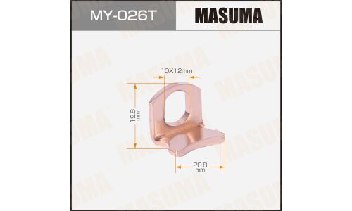 Контакты тяг реле на стартер MASUMA [уп.2]