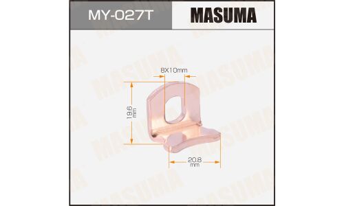 Контакты тяг реле на стартер MASUMA [уп.2]