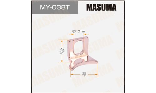 Контакты тяг реле на стартер MASUMA [уп.2]