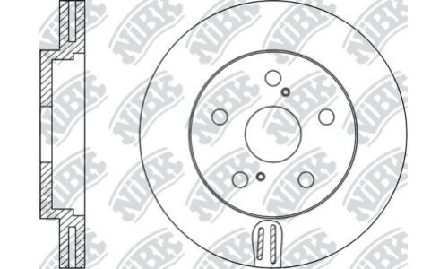 Тормозной диск NiBk, арт. RN1162