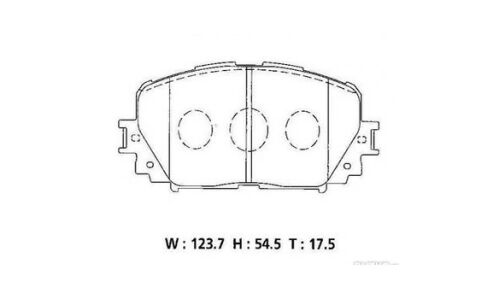 Колодки тормозные дисковые Akebono, комплект на ось (4 шт), арт. AN-715K