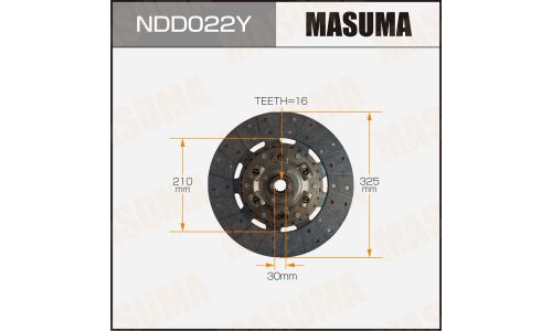 Диск сцепления Masuma (325х210х16х30.0мм), арт. NDD022Y