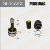 ШРУС Masuma, 22x48x23x42мм, арт. NI-44A42