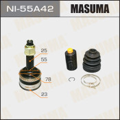 ШРУС Masuma, 23x55x25x42мм, арт. NI-55A42