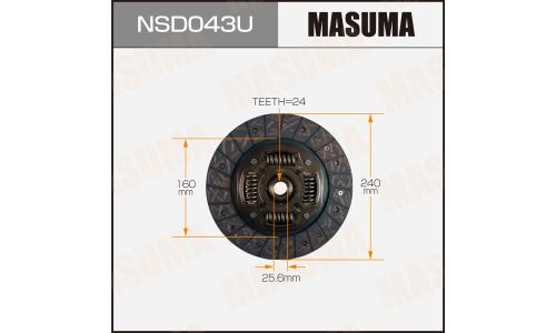Диск сцепления Masuma, арт. NSD043U