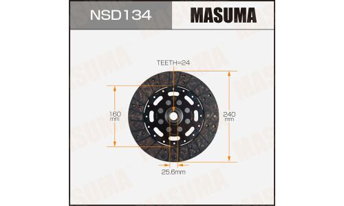 Диск сцепления Masuma, для Nissan X-Trail / Silvia / Caravan, арт. NSD134
