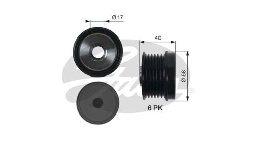 Механизм свободного хода генератора Gates, арт. OAP7158