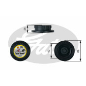 Крышка расширительного бачка системы охлаждения Gates, для Land Rover Defender / Discovery / Range Rover, арт. RC246 Крышка расширительного бачка системы охлаждения Gates, для Land Rover Defender / Discovery / Range Rover, арт. RC246