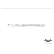 Шланг тормозной | зад Corteco, арт. 19036341