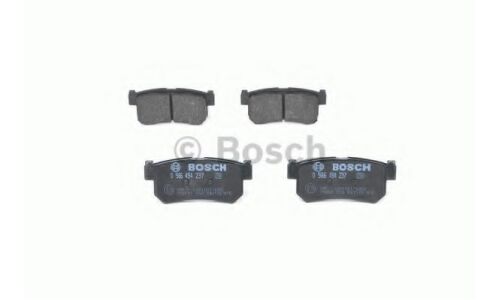 Колодки тормозные дисковые Bosch, задние, комплект на ось (4 шт), арт. 0 986 494 237