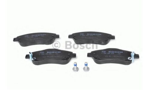 Колодки тормозные дисковые Bosch, передние, комплект на ось (4 шт), арт. 0 986 494 379