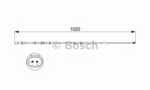Сигнализатор, износ тормозных колодок Bosch, арт. 1 987 473 510