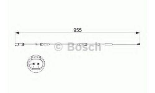 Сигнализатор, износ тормозных колодок Bosch, арт. 1 987 473 511