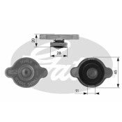 Крышка расширительного бачка системы охлаждения Gates, для Honda Accord / Civic / CR-V / HR-V, Mazda 6, арт. RC232 Крышка расширительного бачка системы охлаждения Gates, для Honda Accord / Civic / CR-V / HR-V, Mazda 6, арт. RC232