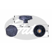 Крышка расширительного бачка системы охлаждения Gates, для BMW Series (1 / 2 / 3 / 4 / 5 / 6 / 7 / 8), арт. RC241 Крышка расширительного бачка системы охлаждения Gates, для BMW Series (1 / 2 / 3 / 4 / 5 / 6 / 7 / 8), арт. RC241