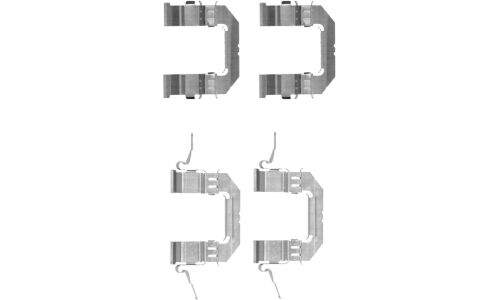 Пластины крепления колодок | перед Textar, арт. 82507500