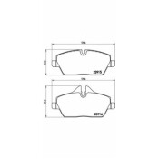 Колодки тормозные Brembo дисковые, арт. P06034