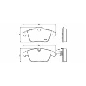 Колодки тормозные Brembo дисковые, арт. P36022