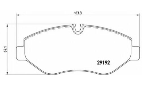 Колодки тормозные Brembo дисковые, арт. P50085