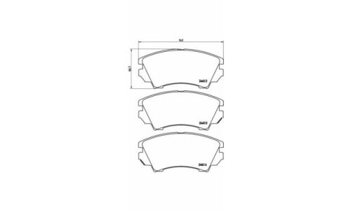 Колодки тормозные Brembo дисковые, арт. P59055