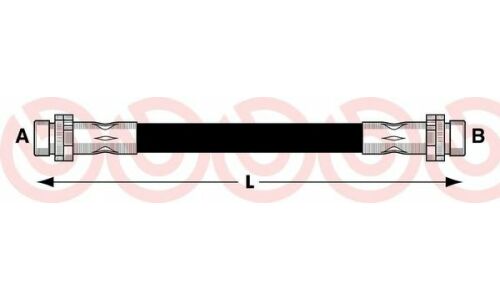 Шланг тормозной | зад прав/лев Brembo, арт. T 24 048
