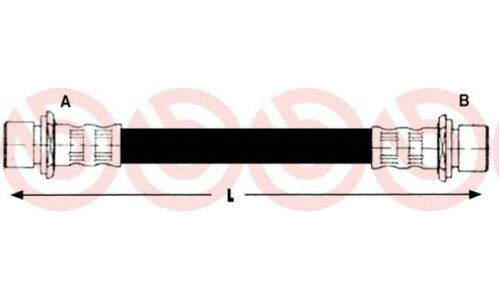 Шланг тормозной | перед/зад прав/лев Brembo, арт. T 83 102