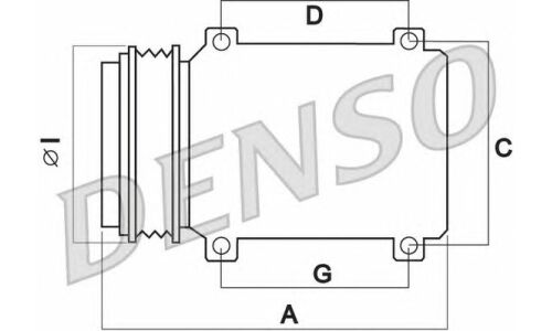 Компрессор, кондиционер Denso, арт. DCP09007