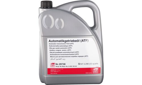 Масло трансмиссионное Febi ATF, для АКПП и ГУР, 5л, арт. 29738