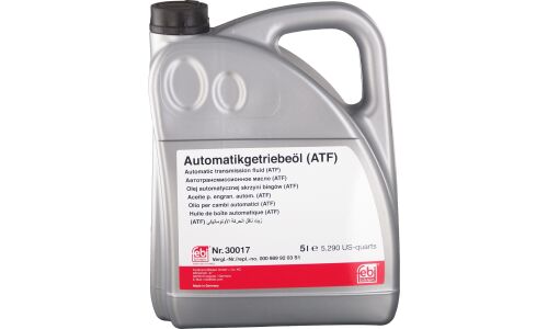 Масло трансмиссионное Febi, Dexron II D, для АКПП и ГУР, 5л, арт. 30017