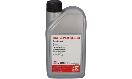 Масло трансмиссионное Febi Gear Oil 75w90, API GL-5, для МКПП, 1л, арт. 32590