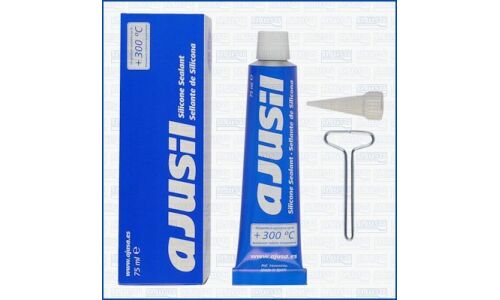 Герметик-прокладка Ajusa Ajusil Silicone Sealant, силиконовый, термостойкий (до +300°C), туба 75мл, арт. 75000200
