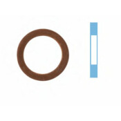 Сальник пробки маслосливного отверстия (блистер, 2 шт) Corteco, арт. 005565S