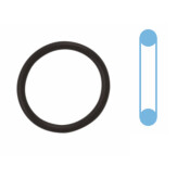 Сальник пробки маслосливного отверстия (блистер, 2 шт) Corteco, арт. 041118S