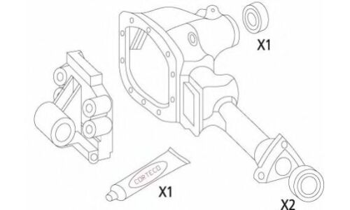 Комплект прокладок, дифференциал | перед Corteco, арт. 19535828