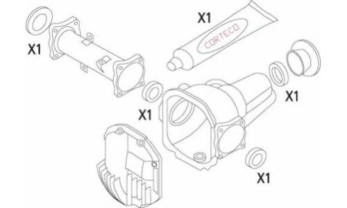 Комплект прокладок, дифференциал | перед Corteco, арт. 19536138
