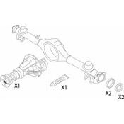 Комплект прокладок, дифференциал | зад Corteco, арт. 19536214