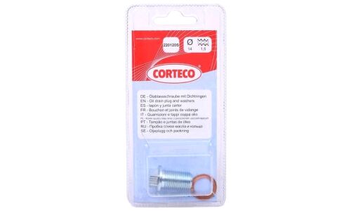 Пробка резьбовая масляного поддона Corteco, арт. 220120S