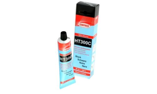 Герметик-прокладка Corteco Silicone Sealing Paste, силиконовый, термостойкий (до +300°С), белый, тубы 80мл, арт. HT300C
