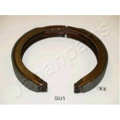 Колодки тормозные барабанные Japan Parts стояночного тормоза, комплект на ось (4 шт), арт. GF-S01AF